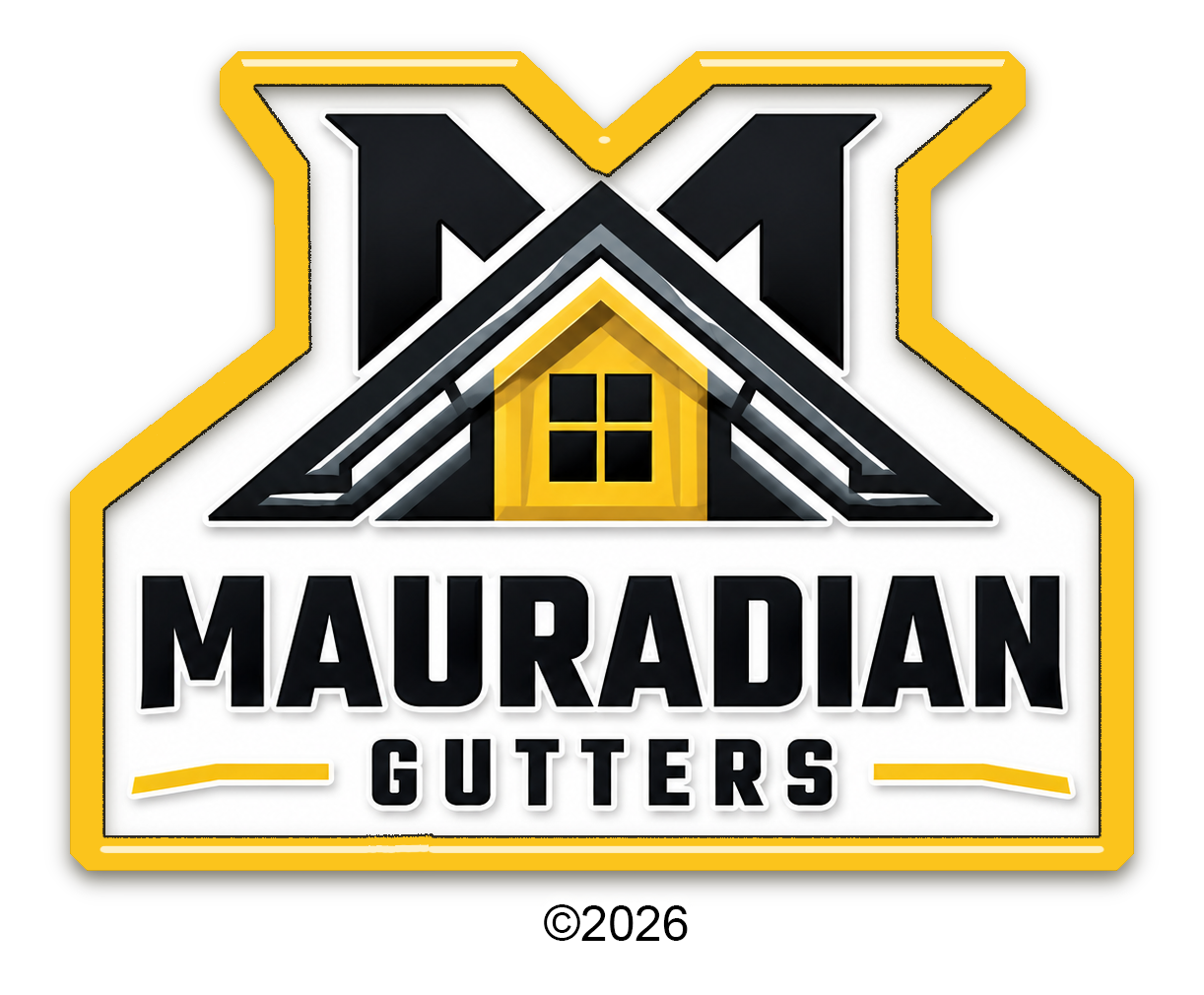 MAURADIAN GUTTERS LOGO