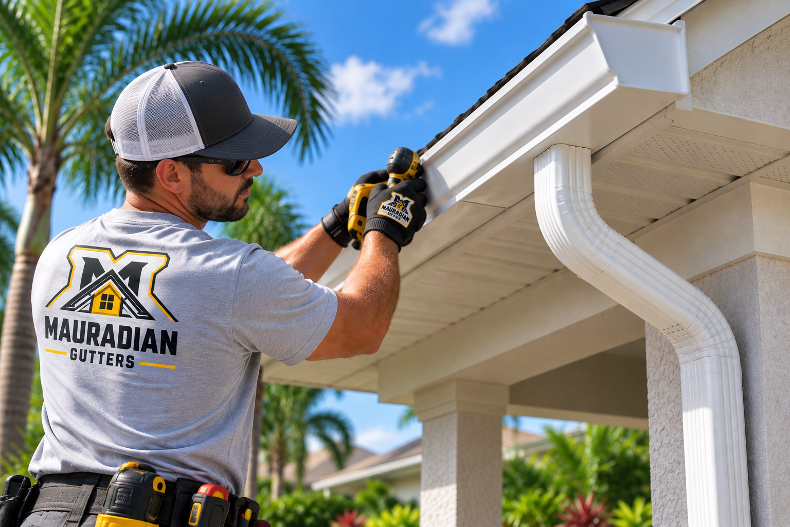 Mauradian gutter installation